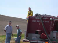 Sun 12 - Farmers become Fire Fighters.